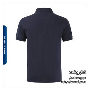 تی-شرت-جودون-تبلیغاتی-نمای-پشت-یقه-دکمه-دار